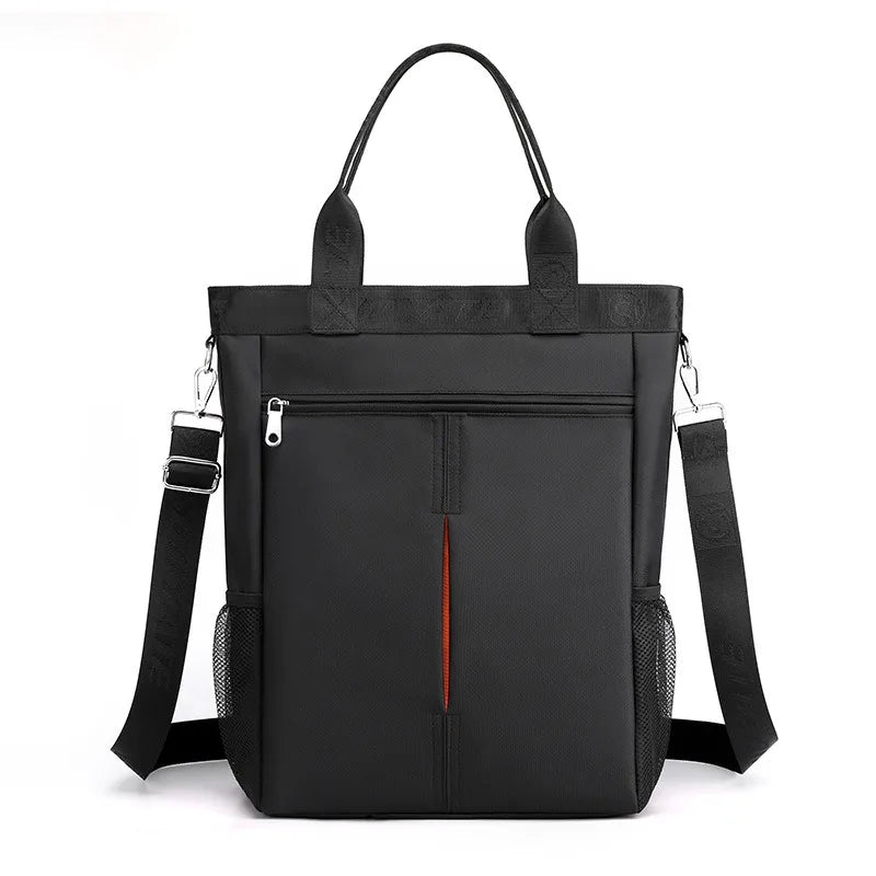 Men's Busin Casual Laptop Bag 4/5.6 Inch Notebook Cuter Bag Simple Leisure Single oulder Bag Ox Cloth Zipper purses and handbags