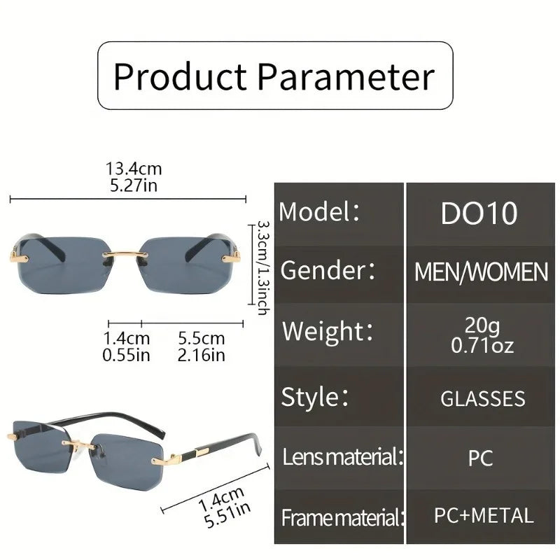 3 Pack Unisex Casual Fashion Glasses Shopping Streetwear Perfect Gift for Father'S Day Mother'S Day Parties Eyewear