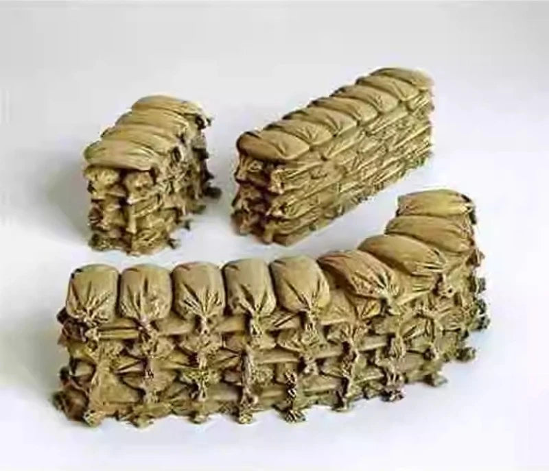 Unpainted 1:35 Resin Model GK Scene Layout Trench Sandbag Accumulation Needs To Be Assembled