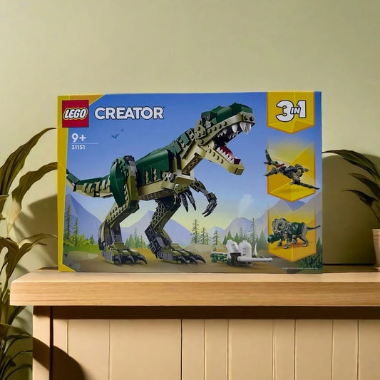 31151 LEGO 3in1 T. Rex, LEGO - Dinosaur Toy Building Brick Assembly, Ages 9+