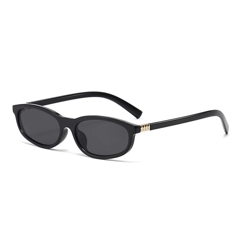 JNPCXI New Fashion Oval Sunglasses Women Retro Small Frame Sunglasses Luxury Brand Design Travel Sunglasses UV400