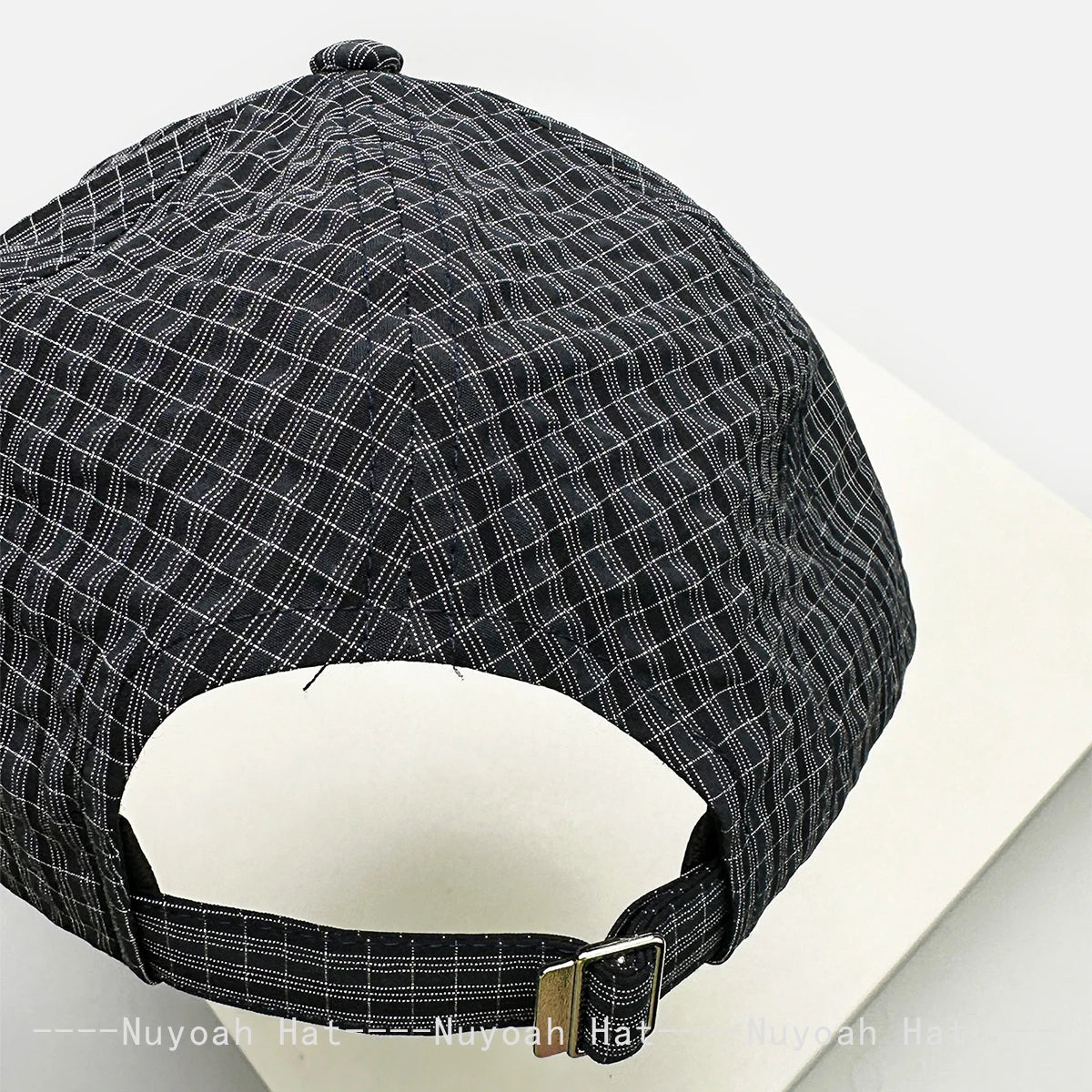 New Men Women Korean Quick-dry Embroidered Letters Baseball Hats Sunshade Plaid Versatile Niche Peaked Caps Fashion Casual ins