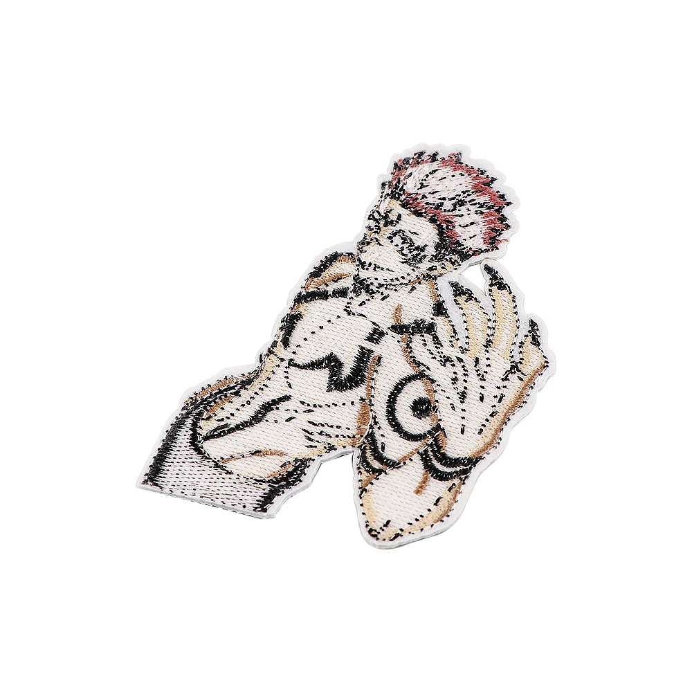 DIY Anime Badges Embroidery Patch Applique Ironing Clothing Sewing Supplies Decorative Patches