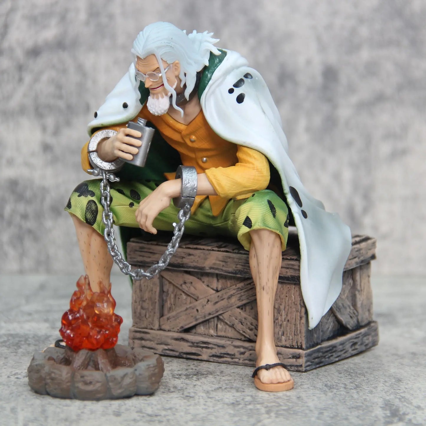 15cm Anime One Piece Silvers Rayleigh Action Figures PVC Model Statue Collection