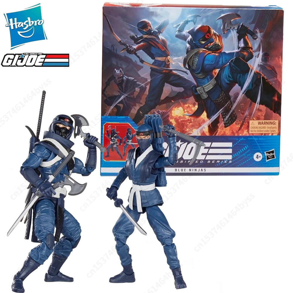 Hasbro G.I. Joe Classified Series 6" 051 Blue Ninjas 2-Pack Action Figure Model