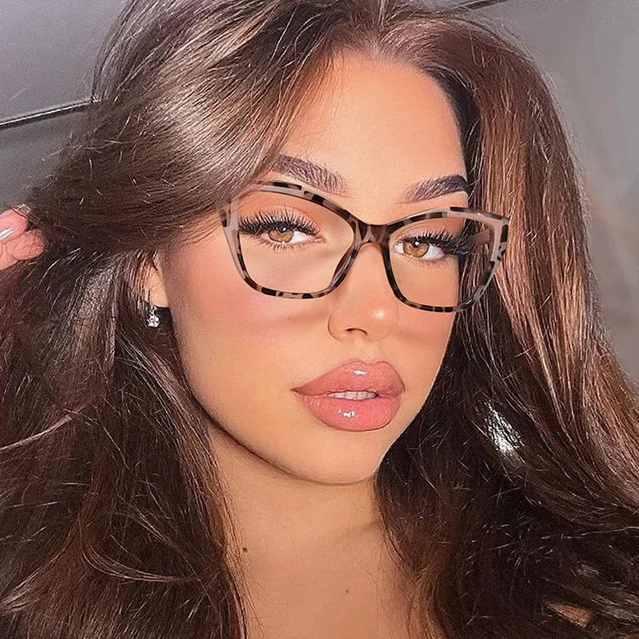 JNPCXI Square Women Glasses Frame Clear Anti-Blu-Ray Eyewear Fashion Red Men Optical Frame Wholesale Price