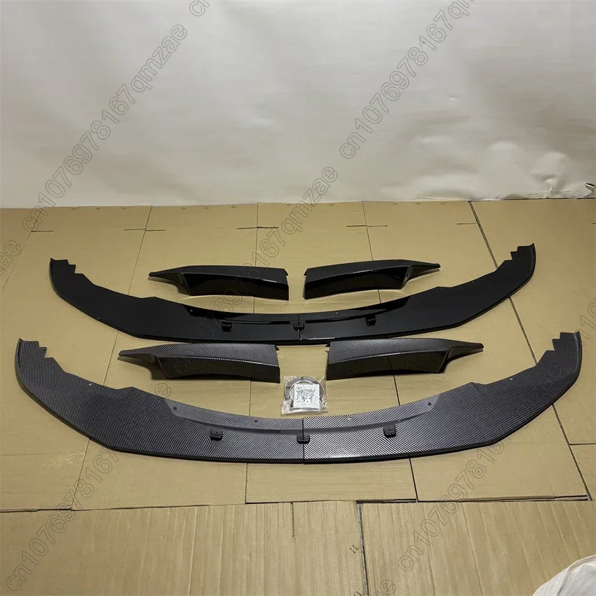 For BMW 1 Series F20 F21 118i 120d 120i M135i LCI M Sport  2012-2014 Car Front Bumper Lip Spoiler Splitter Diffuser Bodykits