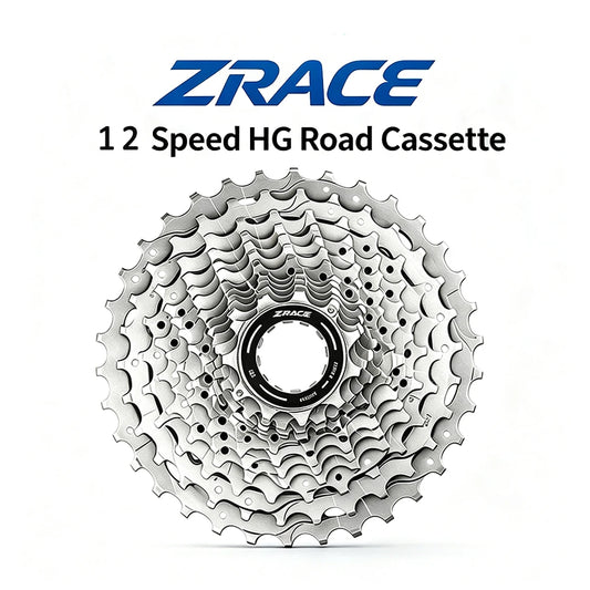 ZRACE 12 Speed Cassette 11-30/32/34T, HG Road Bike Freewheel 12S CNC Steel Sprocket Compatible SM 105 Ultegra