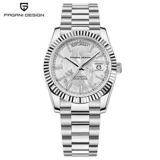 PAGANI DD36 Men's Watch Silver White Luxury Automatic Mechanical Wristwatches
