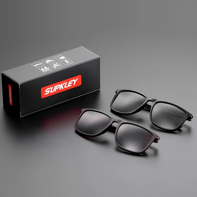 Men's Sports Polarized Sunglasses Comfortable Square Sunglasses Lightweight Glasses Accessories