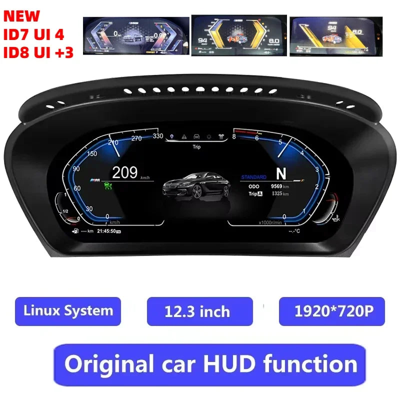 For BMW E70 X5 E71 X6 2006-2013 speedometer LCD Cluster Dashboard  instrument panel HUD digital instrument