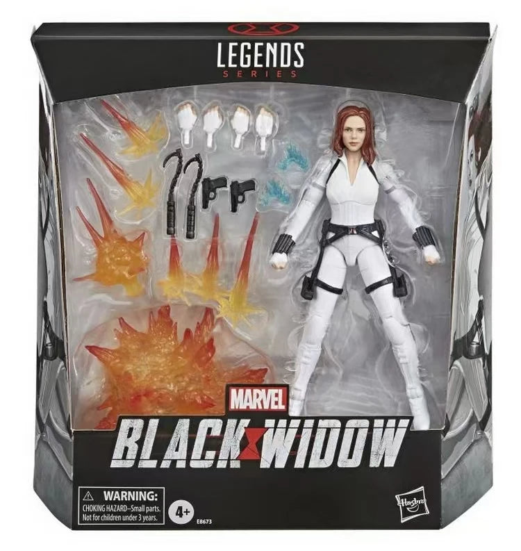Original Hasbro Marvel Legends Series Black Window Anime Figure Toy Model Collection