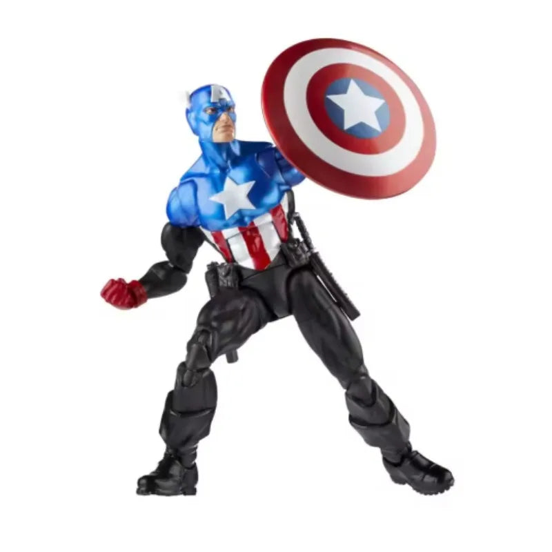 Original Hasbro Marvel The Avengers Beyond Earth's Mightiest Captain America Bucky Barnes  Anime Figure Toy Collection Model