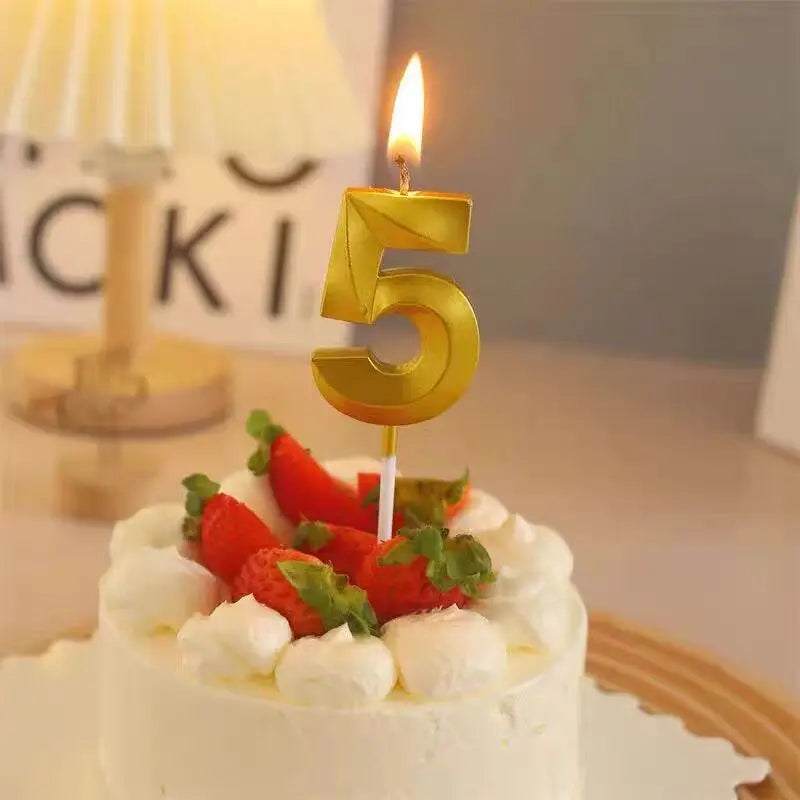 1pc Age Number Candle, Birthday Cake Candle, Creative Party Event Celebration Anniversary Cake Decoration