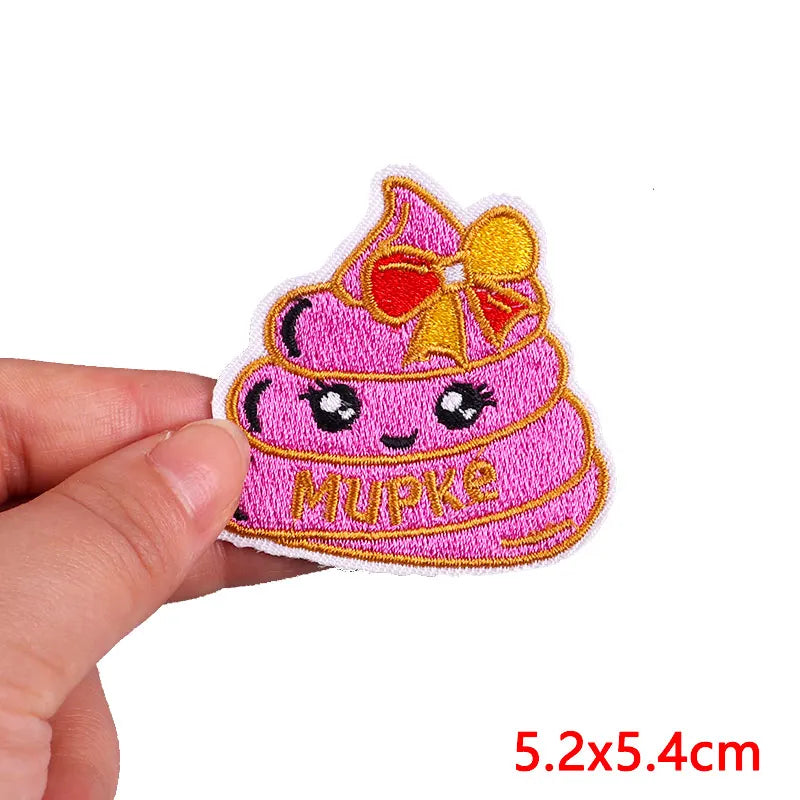 Netherland Oeteldonk Emblem Embroidery Patch Iron On Patches For Clothes DIY Star Heart Carnival For Netherland Embroidery Patch