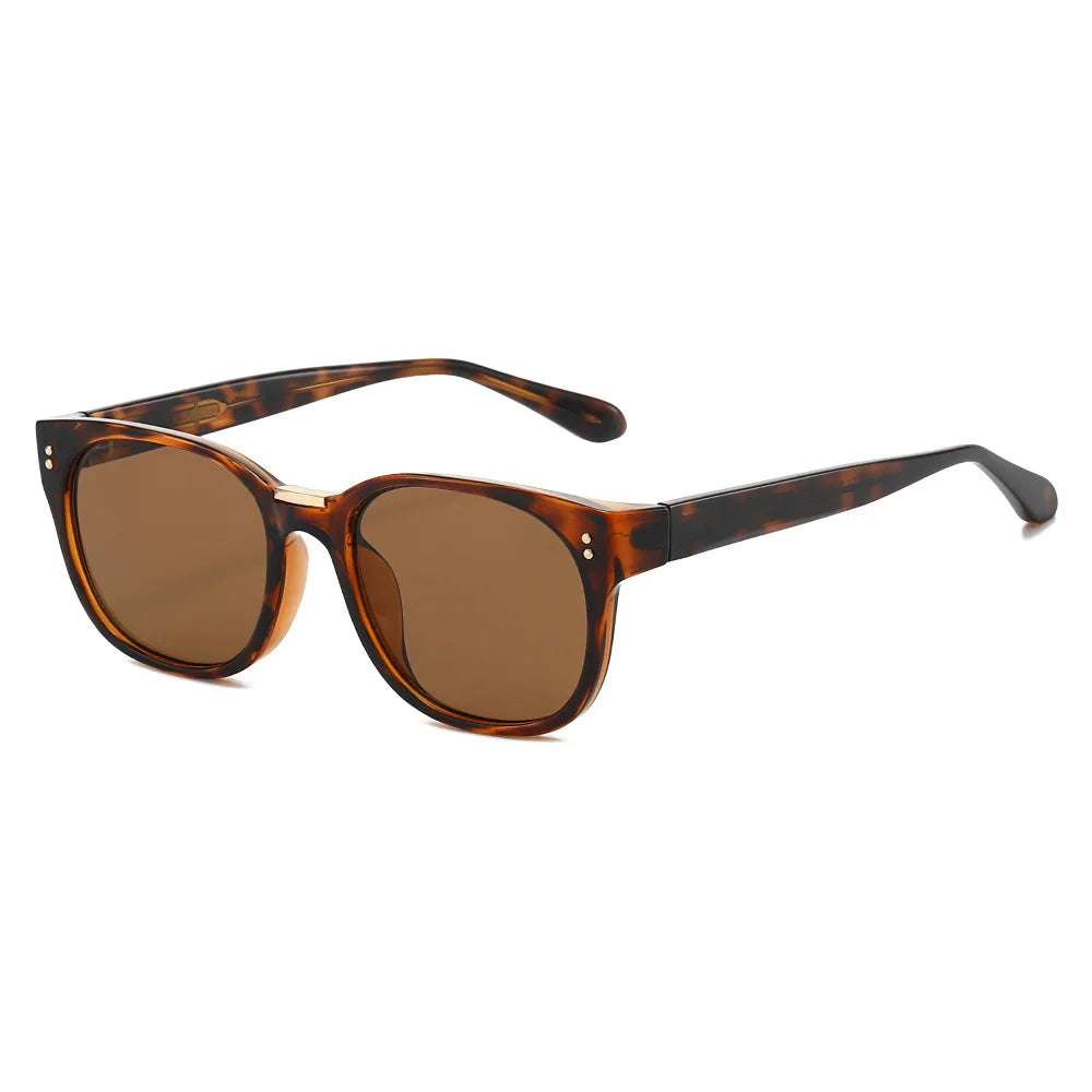 JNPCXI New Designer Square Sunglasses Men Women Fashion Tint Lens Stainless Steel Sun Shades UV400 Oculos Sol Feminino