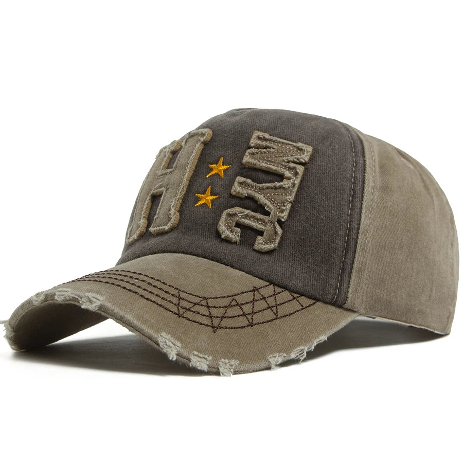 Men Women Baseball Cap Fashion Vintage Washed Cotton Hip Hop Hat Spring Summer Casual Truck Cap Outdoor Sun Visor Adjustable