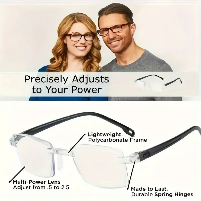 3 Classic Flat Frame Glasses At 0 Degrees Suitable for Men and Women To Wear Perfect Daily Accessories and Ideal Gift Choices