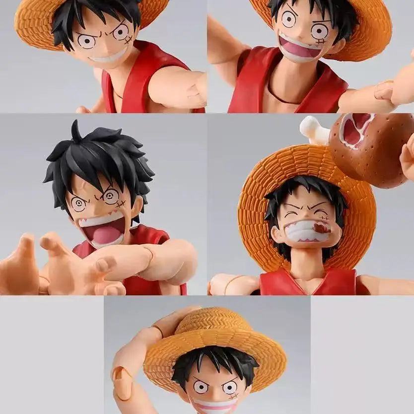【IN STOCK】Original Bandai S.H.Figuarts One Piece Monkey D. Luffy Romance Dawn 15cm Action Figure Collectible Model