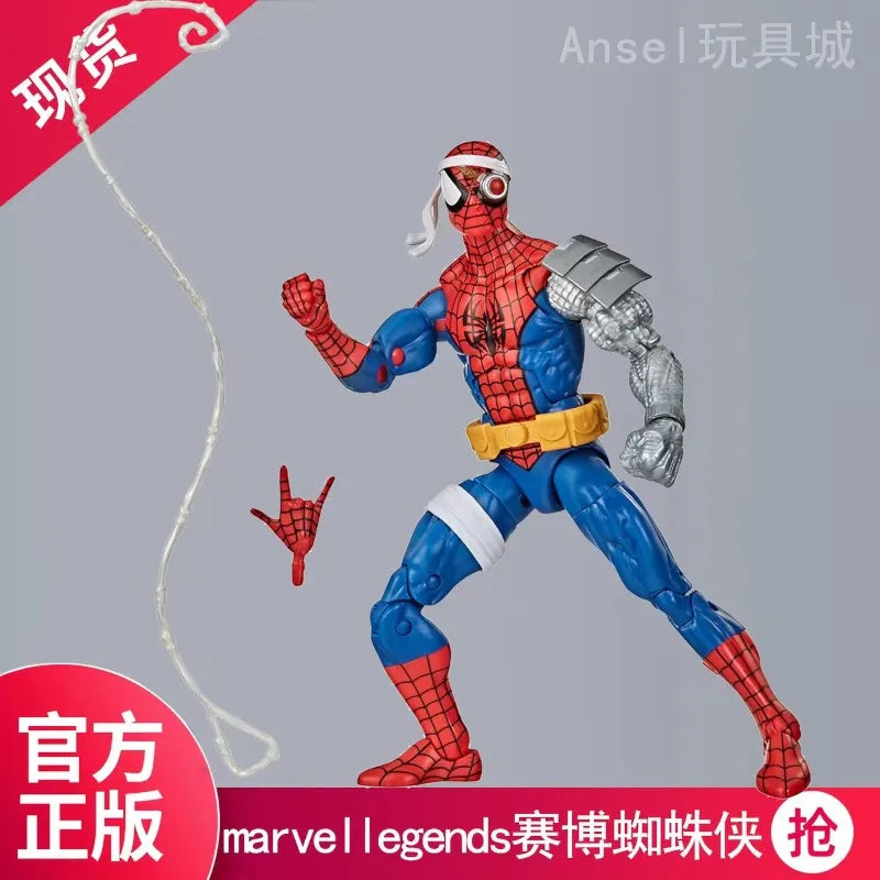 Original Hasbro Marvel Legends Series CYBORG SPIDER-MAN Action Toy Figure Collection