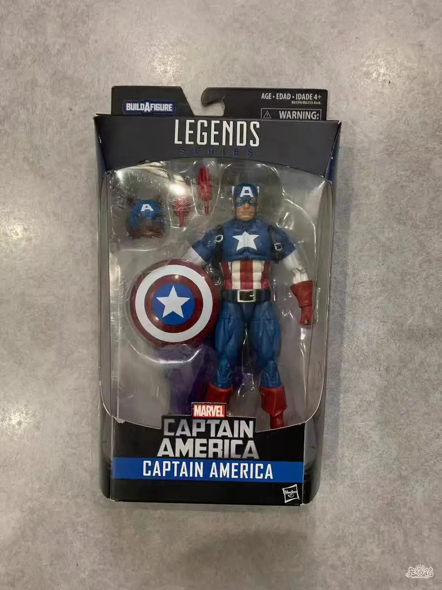 Original Hasbro Marvel Legends SPIDER-MAN/DARK BEAST/DEADPOOL/DEATHLOK/CAPTAIN AMERICA/WINTER SOLOIER/ WAR MACHINE Anime Figure