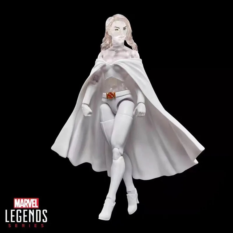 Original Hasbro Marvel Legends Series THE UNCANNY X-Men Emma Frost (Diamond Form) Action Toy Figure