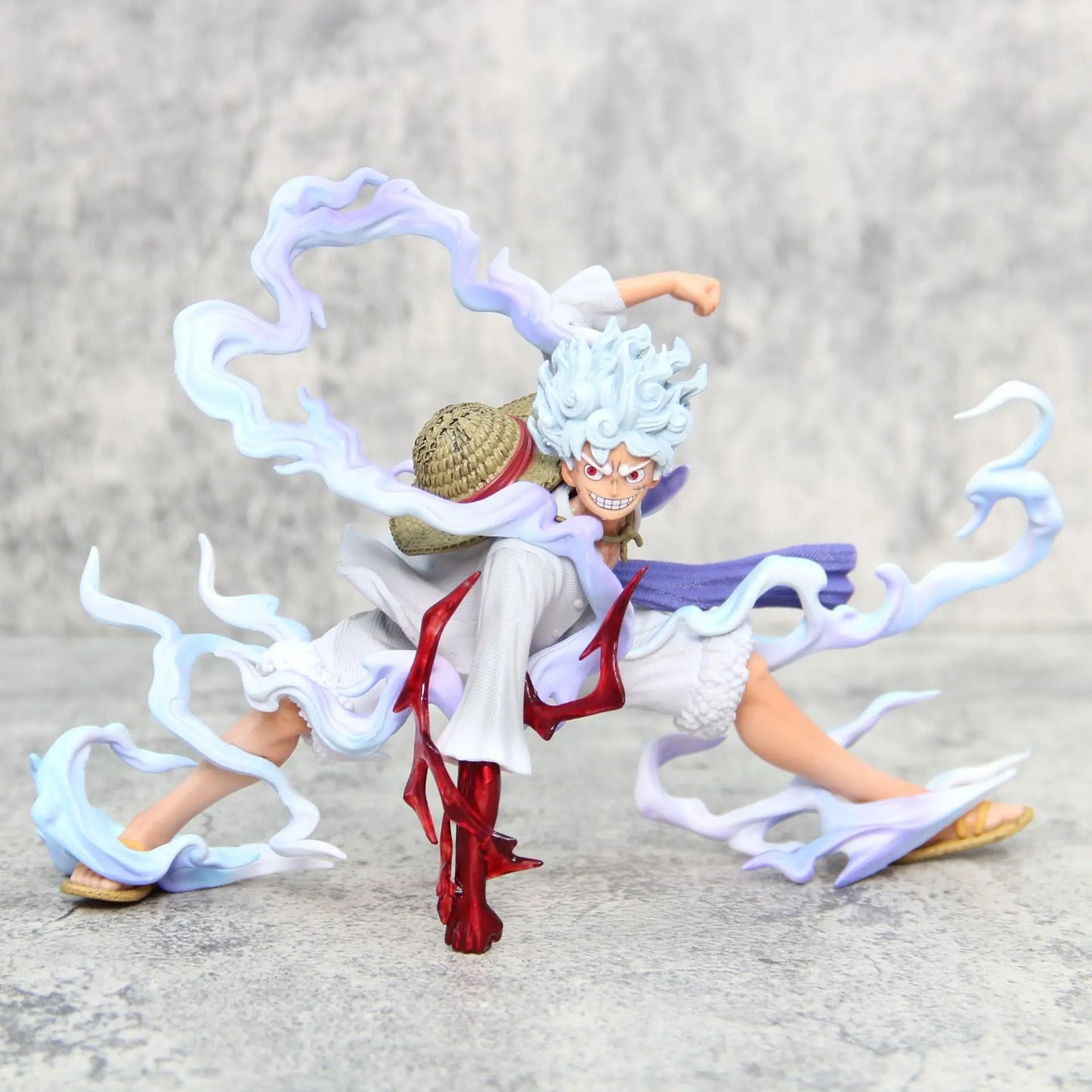 18cm, 7inch One Piece Sun God Nica Luffy awakens in 5th gear Action Figure Model