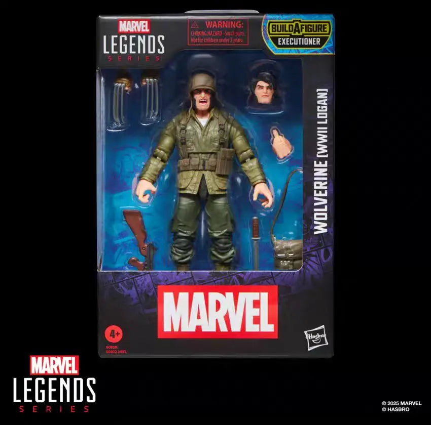 Original Hasbro Marvel Legends Series WOLVERINE [WWII LOGAN] Action Toy Figure