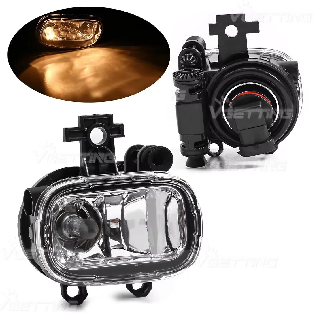 2PCS LED Fog Lamps For Nissan NAVARA NP300 X-trail Xtrail Rogue Kicks Juke F16 MK2 2020 2021 2022 Car DRL Daytime Running Light