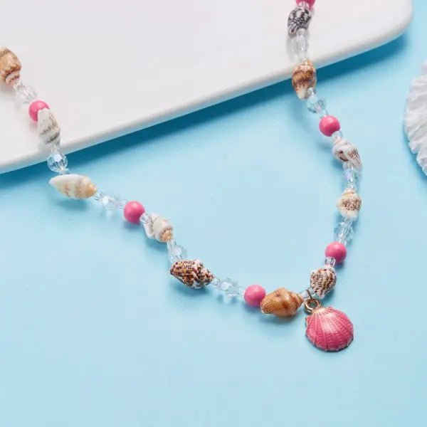 Bohemian Cowrie Shell Necklace for Women Summer Beach Choker Conch Starfish Pendant Beads Collar Boho Holiday Jewelry Gift 2026