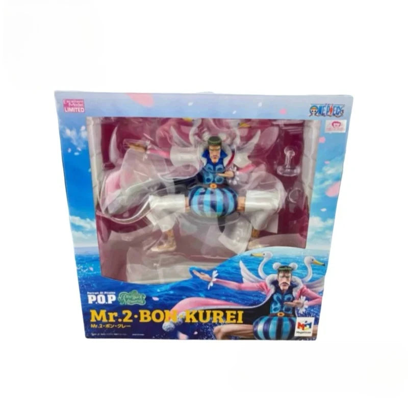【IN STOCK】Original MegaHouse Portrait.Of.Pirates Playback Memories One Piece Mr.2 Bon Kurei Figure Collectible Model