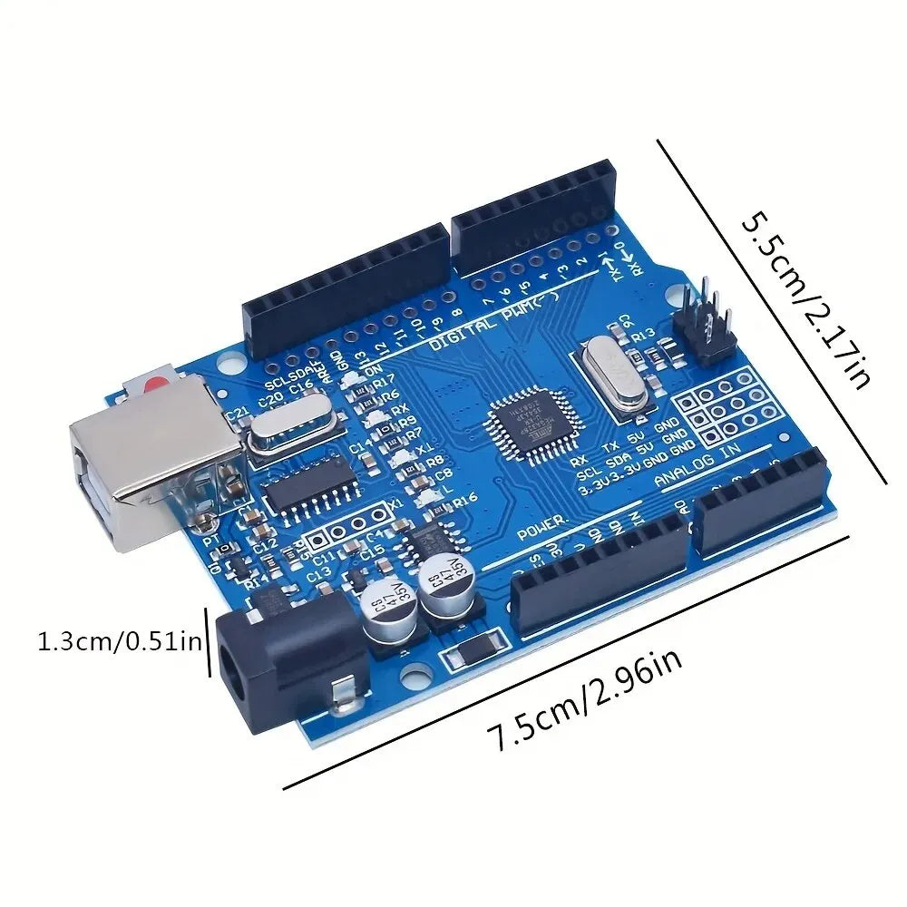 DIY Electronic Starter Kit for UNO R3 Arduino Circuit Board Electronics 12-in-1 Programmable Engineering Coding Education STEAM