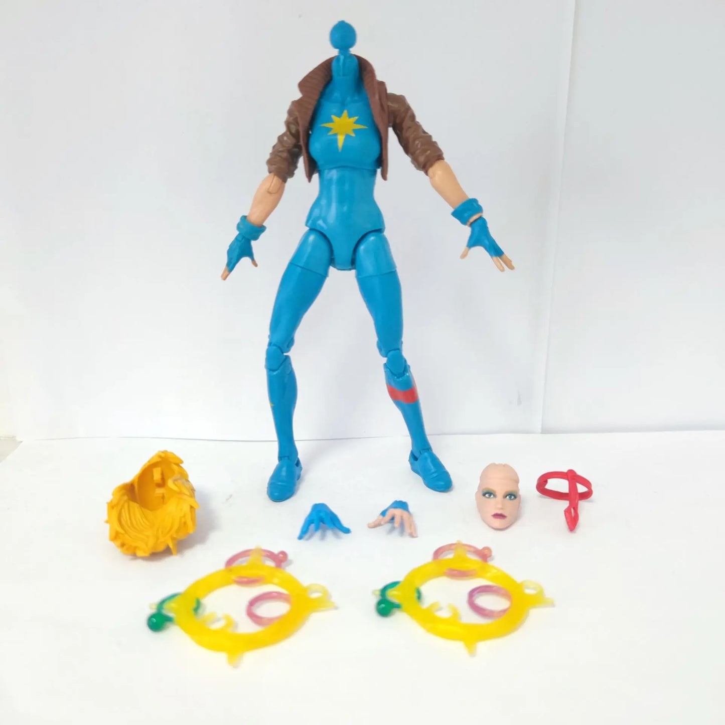 Marvel Legends X-Men Uncanny Retro Series Dazzler Body With Mojoworld Series Head 6" Loose Action Figure