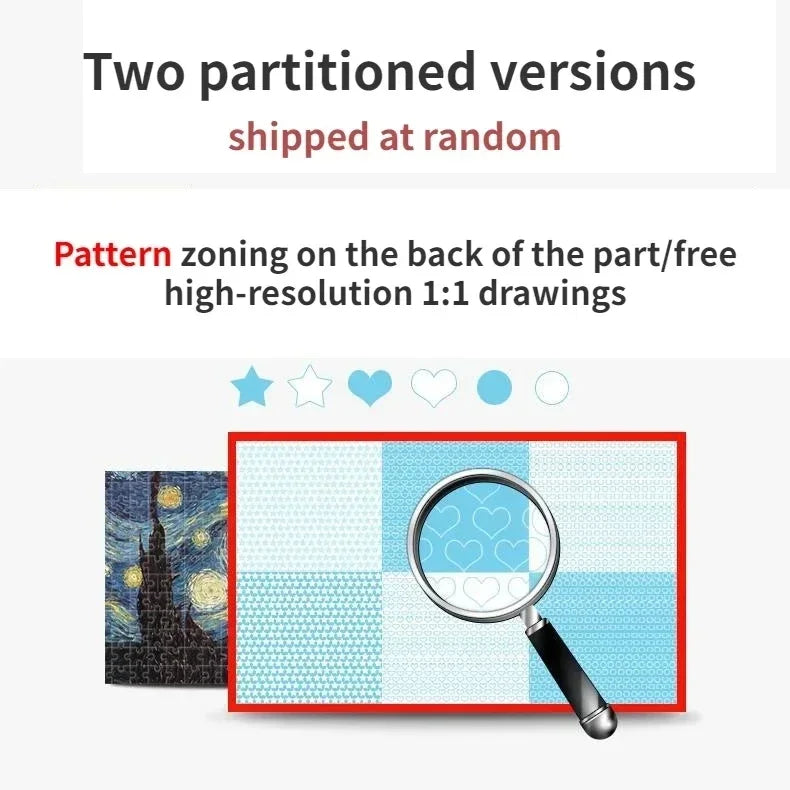 38*26cm Mini Jigsaw Puzzle 1000pcs for Adults Famous Painting Landscape Toy Family Game Home Decoration Festival Present