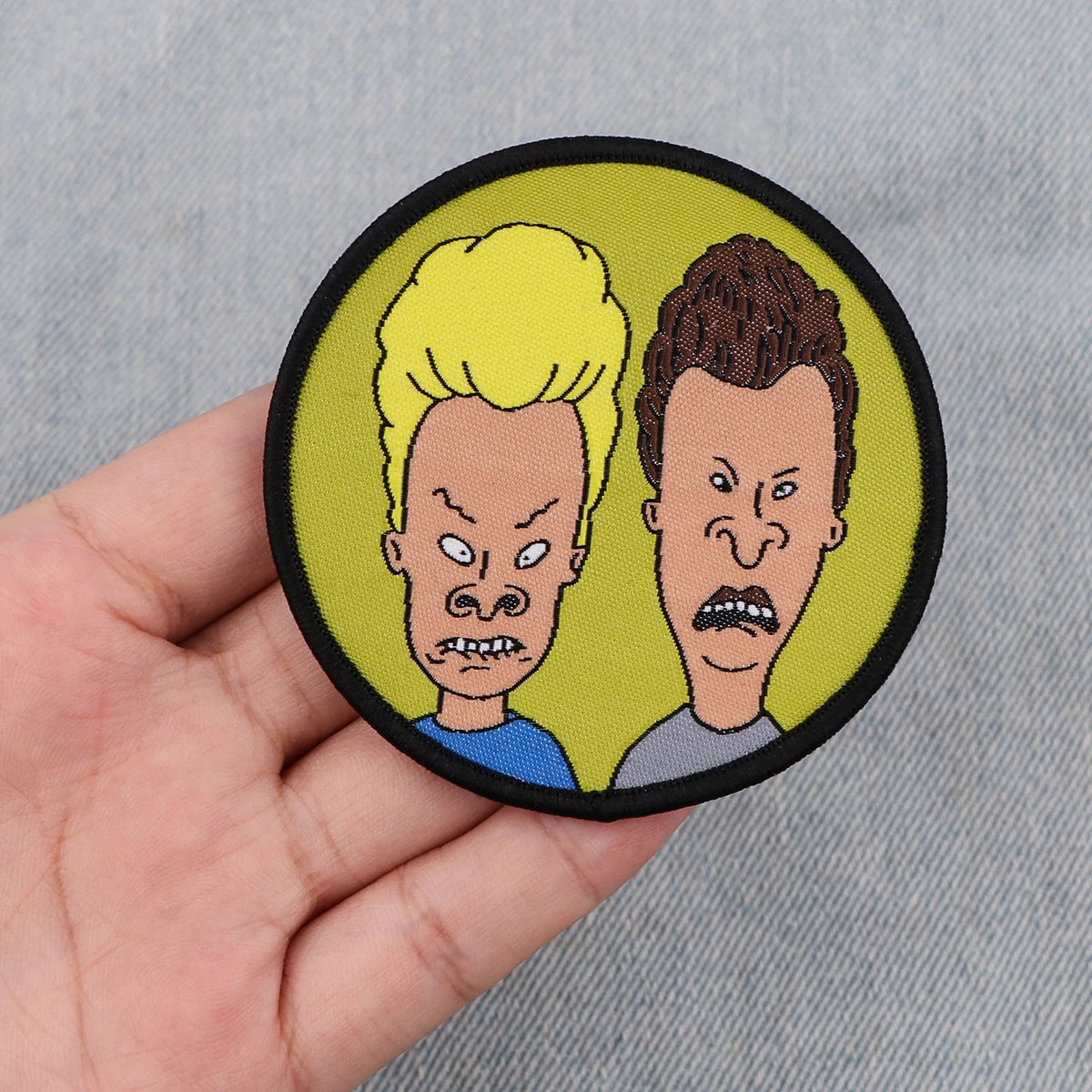 Cartoon Characters Embroidery Patch Funny Iron On Patches For Clothing Thermoadhesive Patches On Clothes DIY Sew Badges