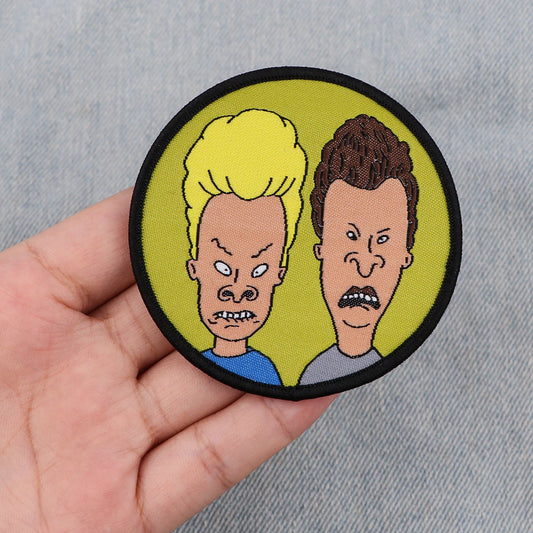 Cartoon Characters Embroidery Patch Funny Iron On Patches For Clothing Thermoadhesive Patches On Clothes DIY Sew Badges