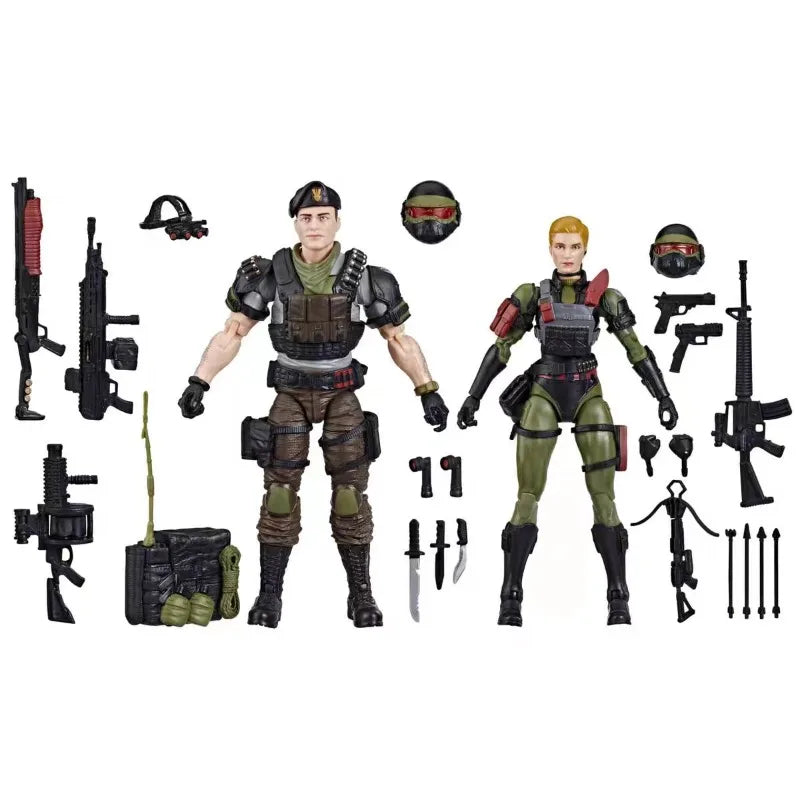 Original Hasbro G.I. Joe Classified Series 138 Vincent R Falcon Falcone Quarrel Anime Figures Toys Collection Models