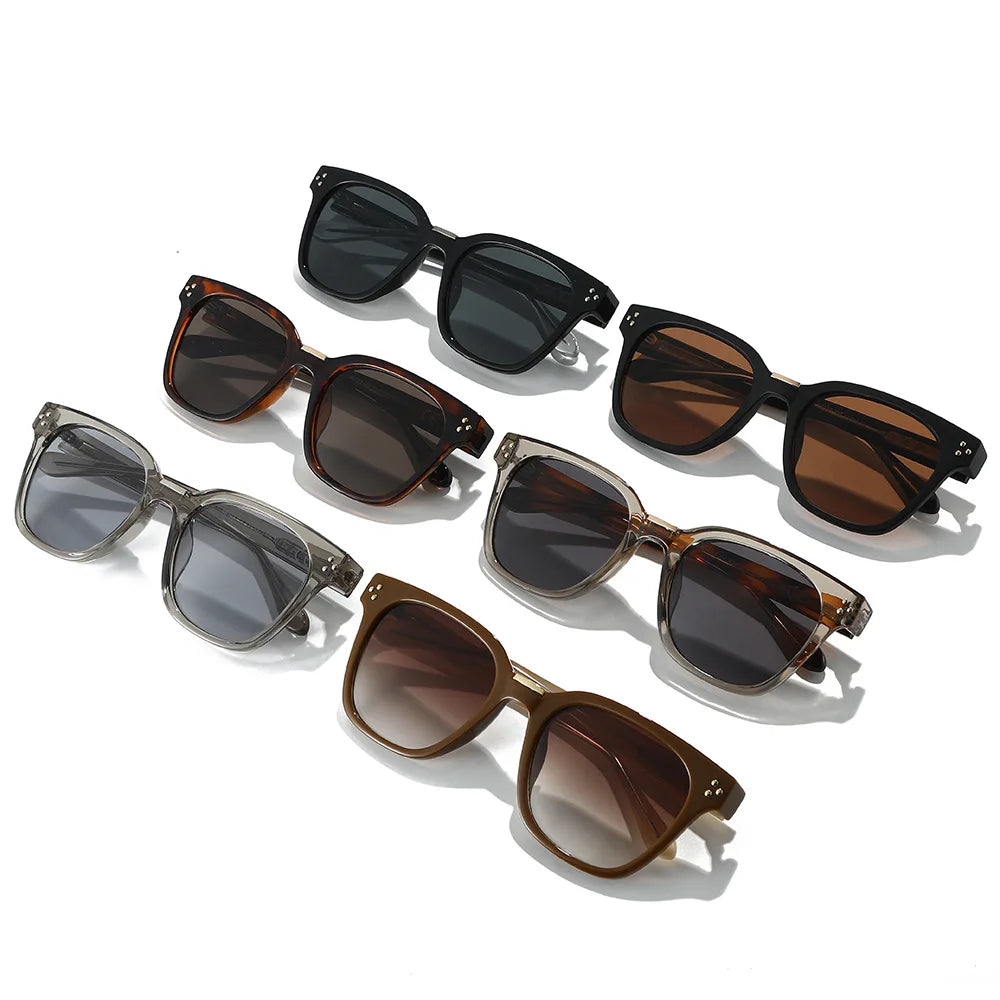 JNPCXI New Luxury Classic Square Sunglasses for Women Men UV Protection Driving Fishing Shades Sun Glasses