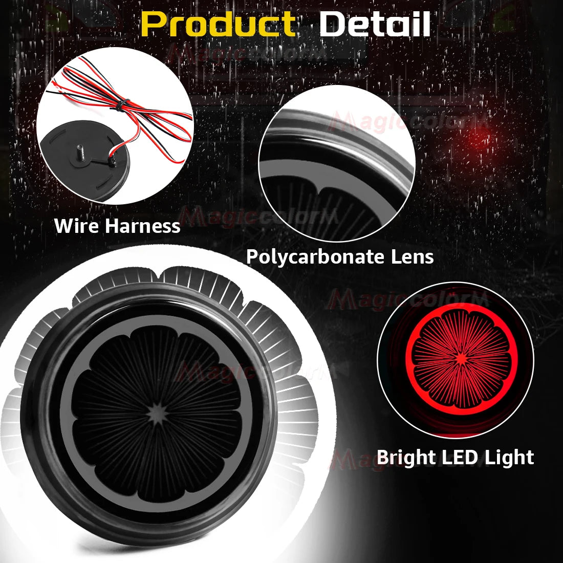 For Toyota Corolla 2008 2009 2010 LED Rear Bumper Reflector Lights For Nissan Qashqai X-Trail Brake Running Lamp Car Accessories
