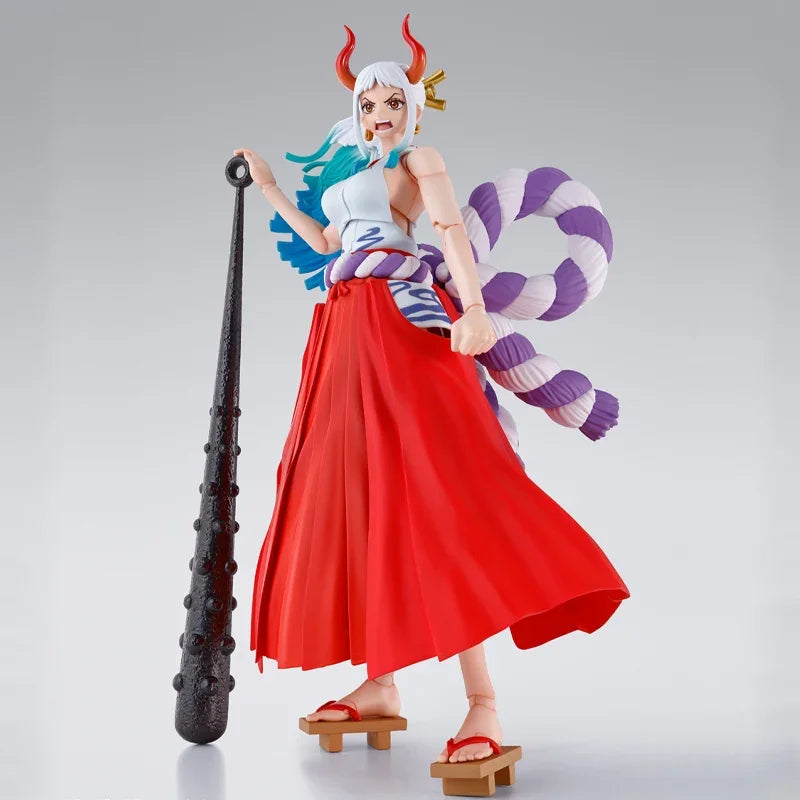【IN STOCK】Original Bandai S.H.Figuarts One Piece Yamato Wano Country 15.5cm Action Figure Collectible Model Toy Gift