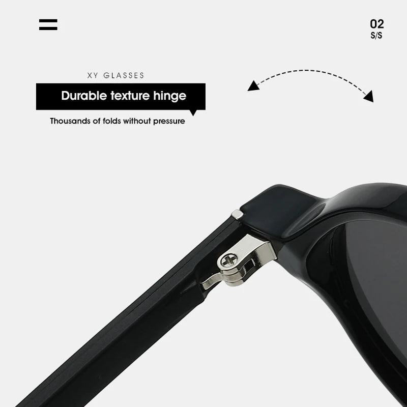 JNPCXI New Small Round Sunglasses Women Men Tr90 Fashion Ins Popular UV400 Ultra Light Sun Shades 2026
