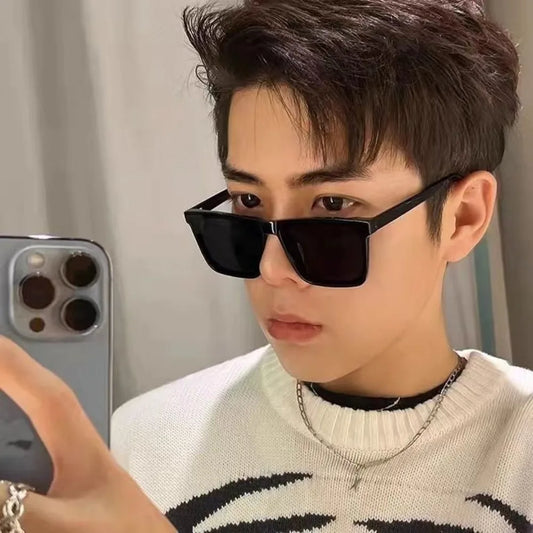 Vintage High Quality Sunglasses Rectangular Frame Style Sunglasses for Women/men Driving  Fishing SunShade