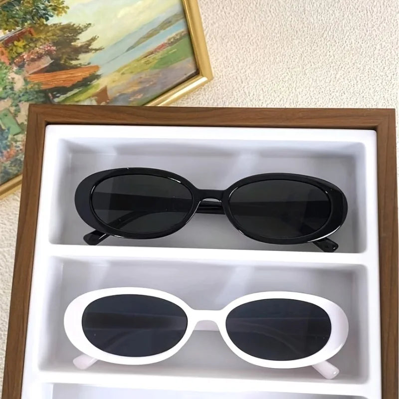 2pcs Unisex Fashion Glasses Retro Classic Casual Glasses Suitable for Gatherings Daily Leisure and Other Occasions