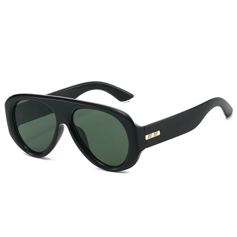 JNPCXI New Retro Large Sunglasses for Women Fashion Wide Legs Sun Glasses Gradient Color Glasses Goggles