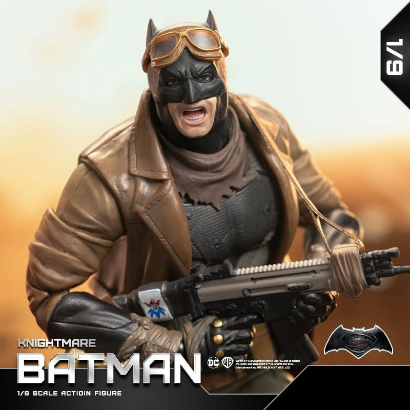 7.5"Fondjoy BVS Nightmare Desert Batman Action Figure DC Movie Scene Collectible