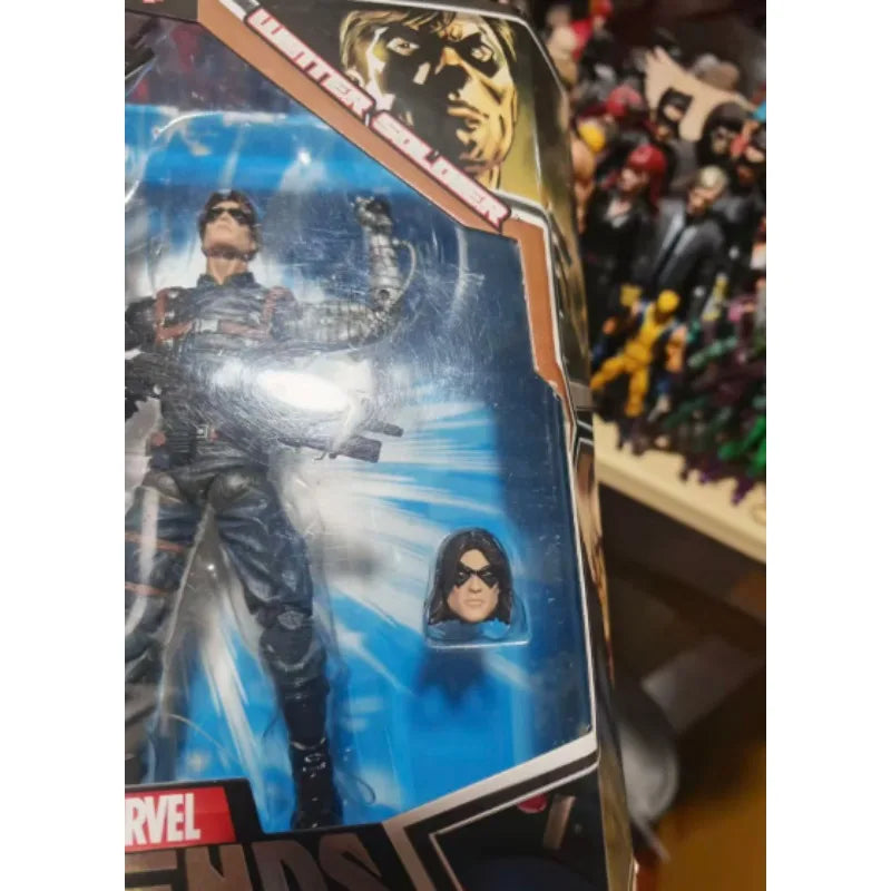 Original Hasbro Marvel Legends BLACK UIDOW UINTER SOLDIER Anime Figure Toy Collection Model
