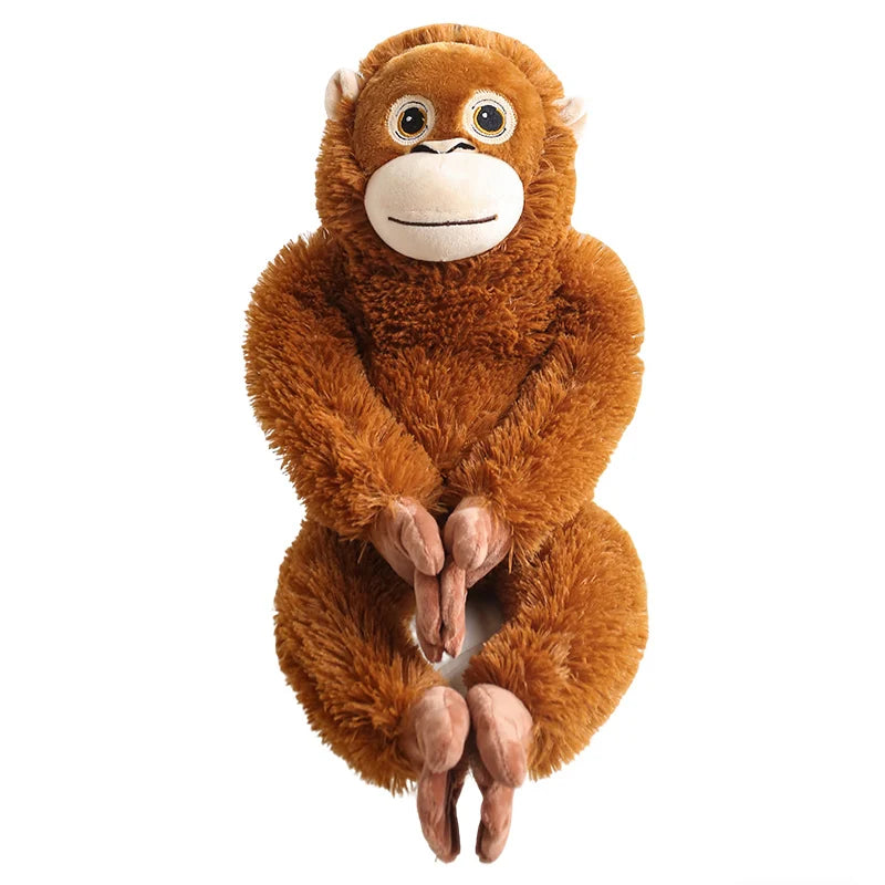 30-90CM Cartoon Gorilla Plush Toy Chimpanzees Monkey Soft Stuffed Doll Room Decor Birthday Gift Orangutan Plushies Dolls