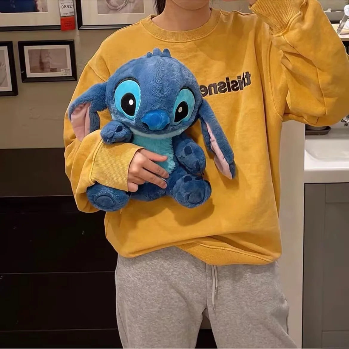 Kawaii Lilo & Stitch Plush Toy Doll Animals Soft Sleeping Sofa Pillow Room Decor