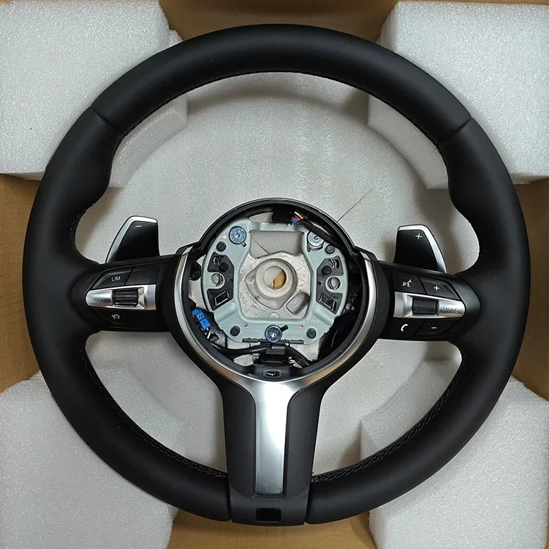 Steering Wheel For BMW Wide Paddle M Sport Volante Lekrad F10 F30 F20 F21 F22 F23 F31 F32 F33 F34 F36 F15 F16 F25 F26 F11 F06