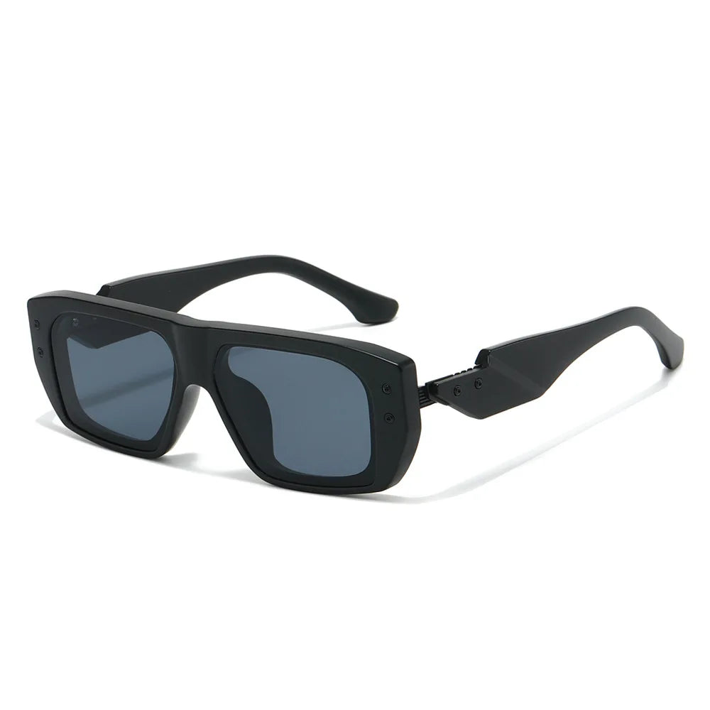 JNPCXI Luxury Square Sunglasses for Men Flat Top UV400 Sun Glasses Women Brand Designer Trendy Female Shades Anti Blue Light
